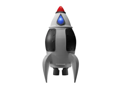 Toy Rocket Space Ship 3D model