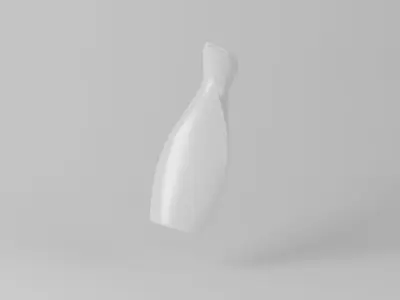 Body Lotion bottle 3D model buy