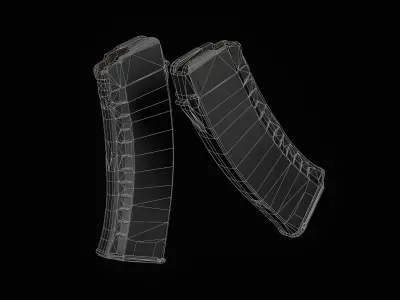 AK - Magazine - AK74 Tactical Plum Low-poly 3D model