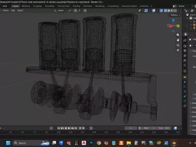 engine 3D model