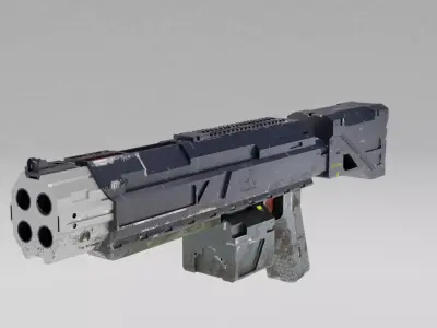 Weapon - Shotgun Low-poly 3D model