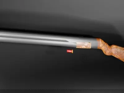 shotgun model with gauge Free 3D model