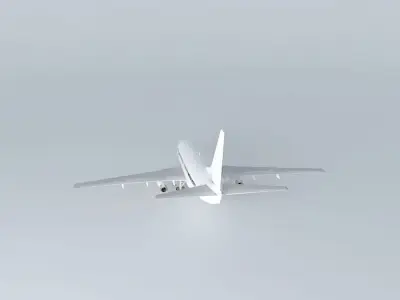 Template Boeing 737 100 Free 3D model