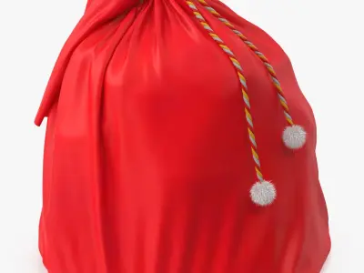 Santa Claus Bag with Gifts 3D model