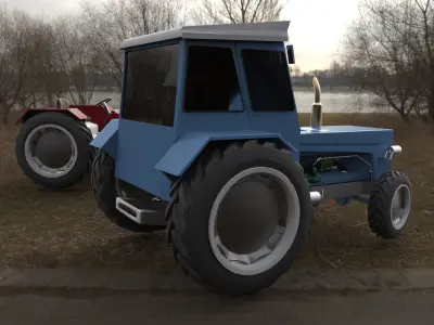 Cabin tractor 3D model