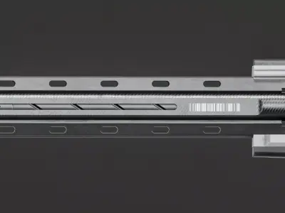 ShotGun-SciFi Low-poly 3D model