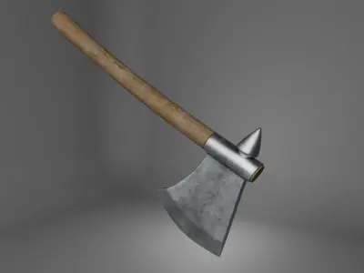 Axe 001 Low-poly 3D model