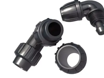 Water Pipe Connector - Water Pipe Connector Fittings  3D print model purchase