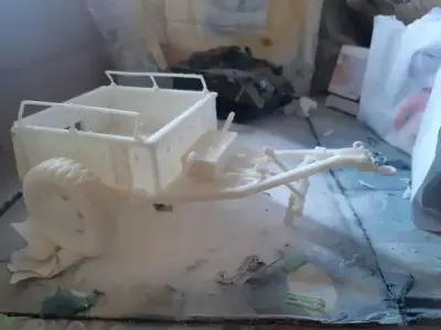 US M10 Trailer for RC Tank or military vehicule scale 1 16 3D print model