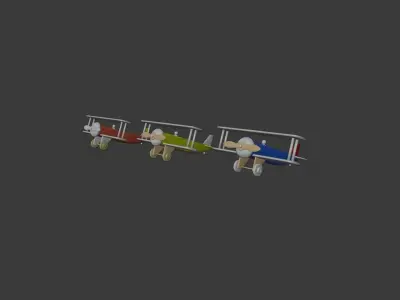 Airplanes 3D 3D model
