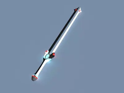 Fantasy Sword Free 3D model shop