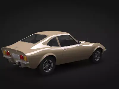 Opel GT 1968 - 1973 3D model