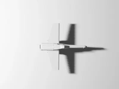 Jet in 3d 3D print model