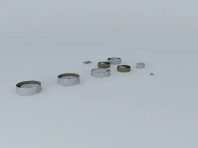 Brisbane Oil Terminal 01 Free 3D model