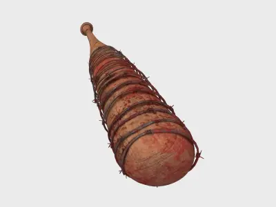 Baseball Bat Weapon 02 - Lucille - Character Weaponry 3D model