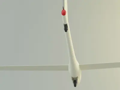  Glider plane small plane 3d model 3D model