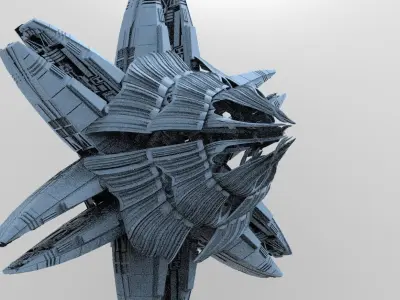 Star Ship pulse generator  3D model