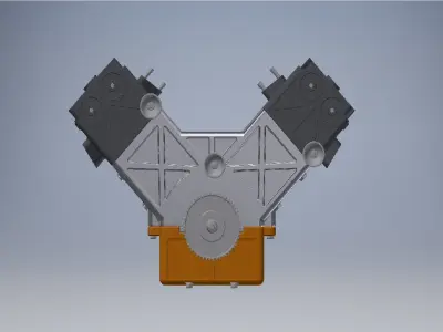 V12 engine 3d model  3D model