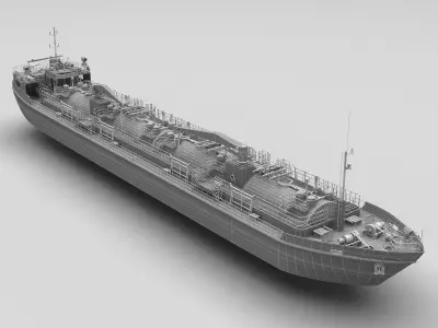 Bunkering vessel  3D model