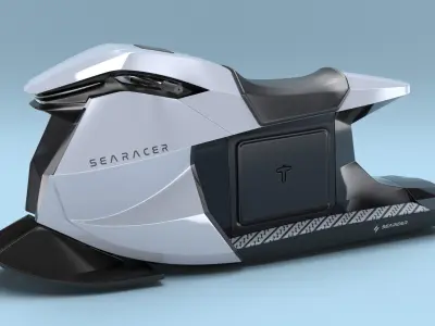  Searacer Jet Ski Silver 