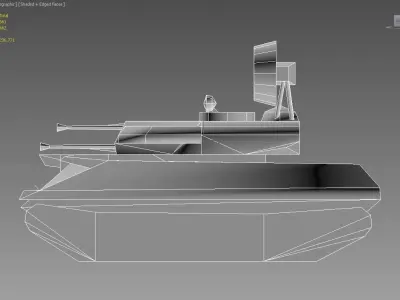 ZSU - 23 - 4 Shilka Low-poly 3D model