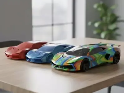 Car model 3D print model