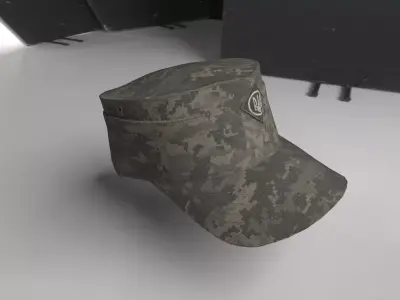 AFU Cap Low-poly 3D model