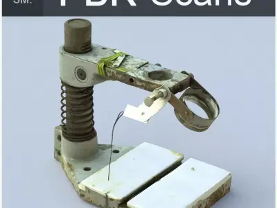 Fastening Middle SM 3D model