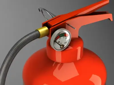 Fire extinguisher 3D model 22