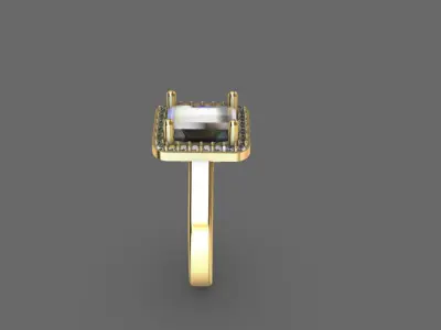 engagement ring 3D model purchase