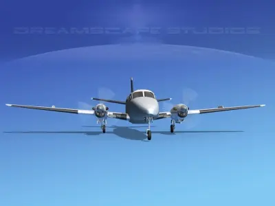 Beechcraft B99 Corporate 5 3D model