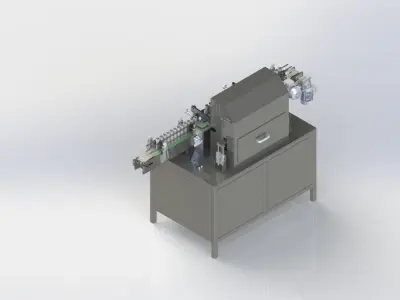 RinserBottleCleaningMachine 3D model