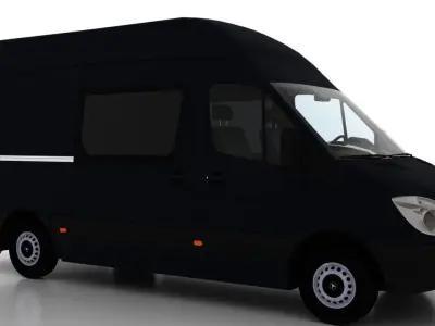 Mercedes Benz Sprinter L2H3 2009 Crew Van EU 3D model