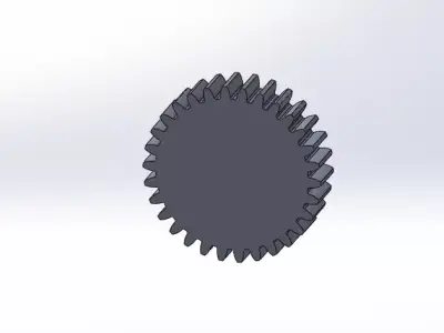 Gear mechanism 3D model buy