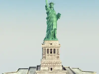 Statue of Liberty 3D model by mrRID
