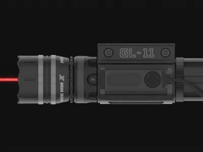Tactical Laser Sight Type GL-11 3D model