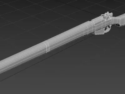 Lee Einfield WW2 Weapon Low-poly 3D model