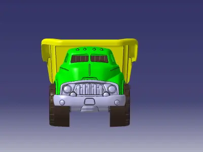 Truck toy 3D print model