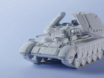 Mirage Tank 3D print model