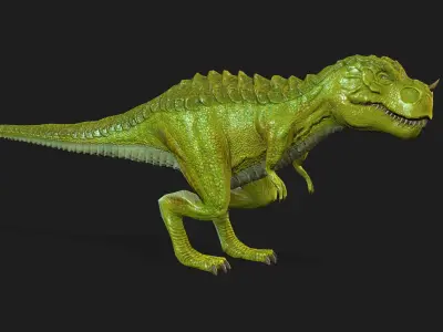Viral Tyrannosaurus Rex T-REX for animations video 3D model