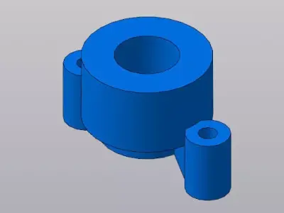 Pipe Junction Housing Body - Industrial Plumbing Part 3D model
