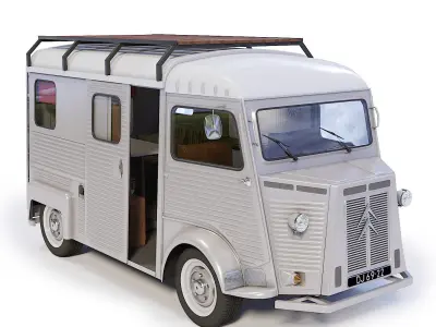 Citroen Type H Camper 3D model