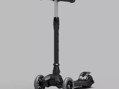 Scooter Low-poly 3D model by Vedha3105 from CGTrader (Low-poly)