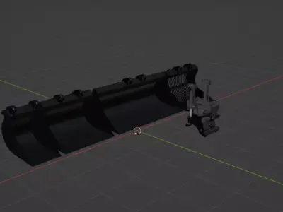 Tiltrotator bucket pack CW 3D model
