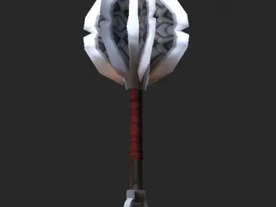 Simple Maces Low-poly 3D model