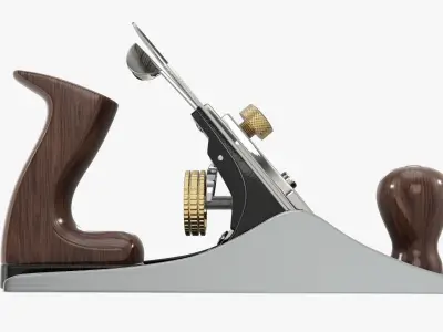 Smoothing hand bench plane 3D model