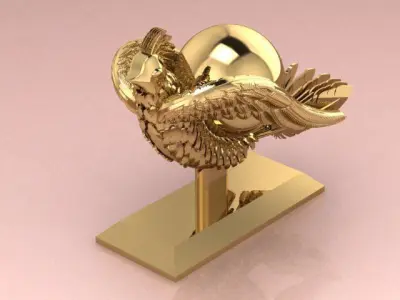 The legendary soaring wing bird 3D model