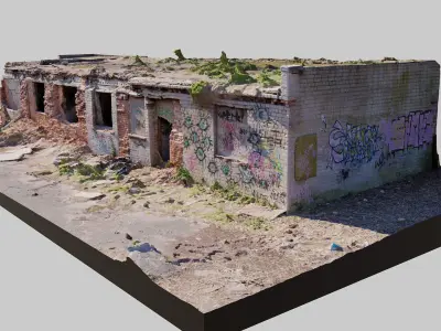 Abandoned-Soviet-Base-Building-5 3D model