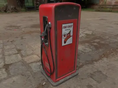 Gas-pump  3D model