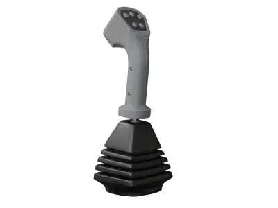 Heavy Equipment Joystick 3d model Low-poly 3D model
